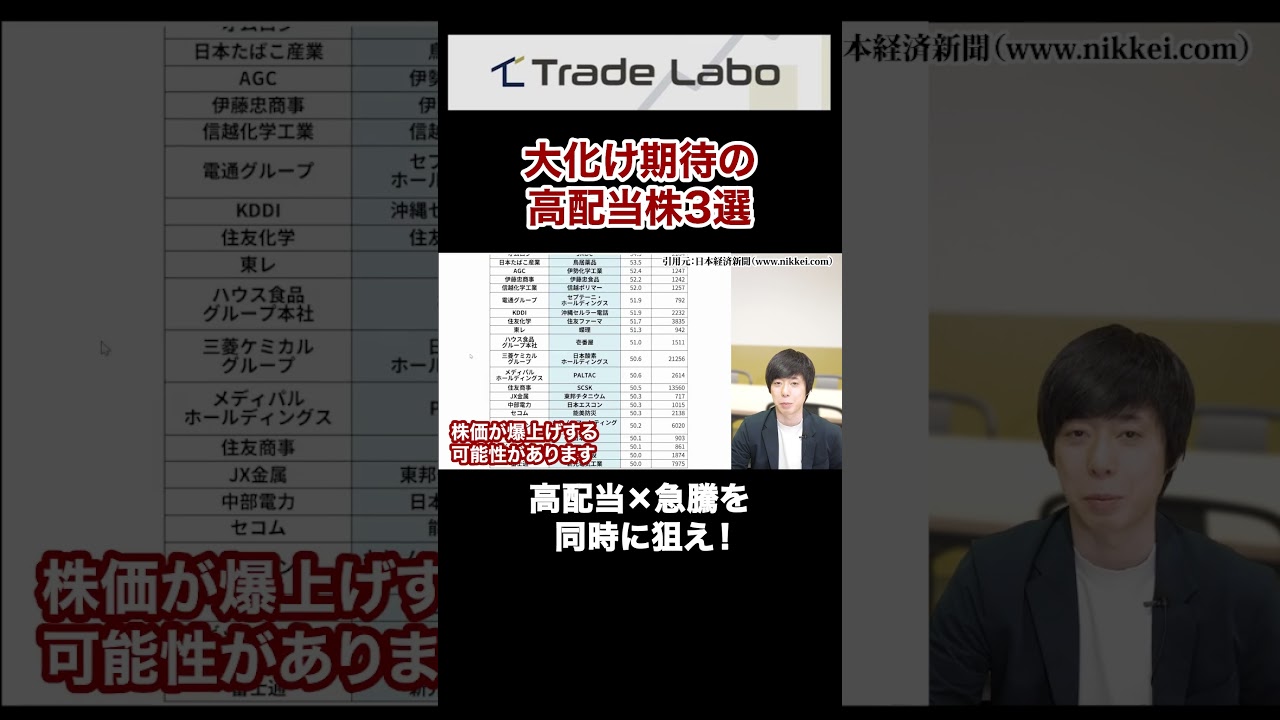 【爆騰フラグ】ほぼ誰も気付いていない…○○○で大化けする高配当株#shorts